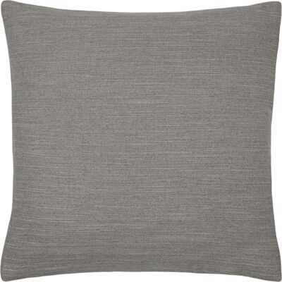 Evans Lichfield Dalton Slubbed Cushion Cover - Grey - One Size Evans Lichfield Dalton Slubbed Cushion Cover - Grey - One Size