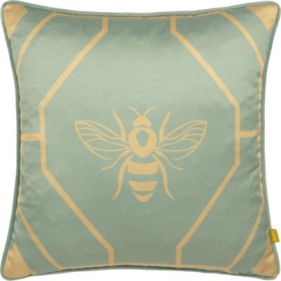 Furn. Bee Deco Geometric Cushion Cover - Green - Size 43 Cm X 43 Cm Furn. Bee Deco Geometric Cushion Cover - Green - Size 43 Cm X 43 Cm