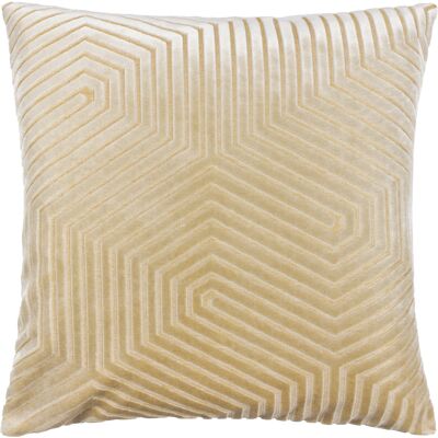 Paoletti - Evoke Velvet - Ivory - One Size - Cushion Cover Paoletti - Evoke Velvet - Ivory - One Size - Cushion Cover