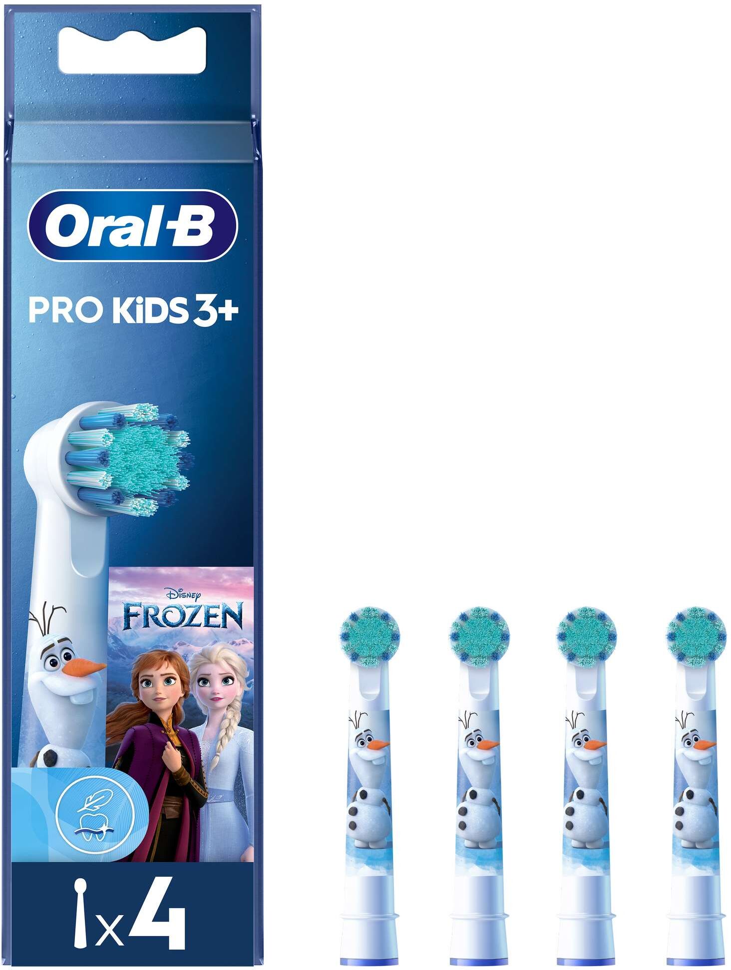 Oral B Unisex Oral-B Disney Frozen Electric Toothbrush Heads For Kids - 4 Pack - One Size