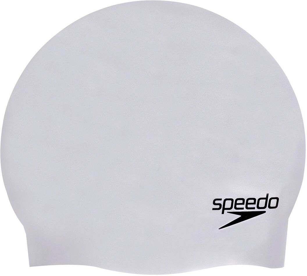 Speedo Unisex Adult 3d Silicone Swim Cap (Silver) - One Size