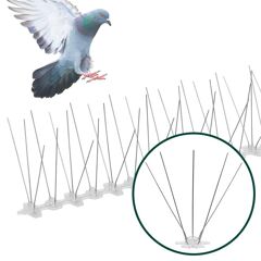 Voss garden Bird Spikes - Bird & Pigeon Deterrent, 50cm