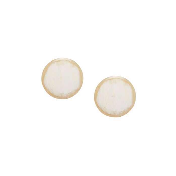 Branch Jewellery Earrings Discs In White Natural