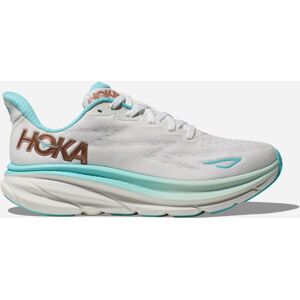 HOKA Women's Clifton 9 Road Running Shoes in Frost/Rose Gold, Size 10.5 HOKA Women's Clifton 9 Road Running Shoes in Frost/Rose Gold, Size 10.5