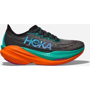HOKA Women's Mach X 2 Road Running Shoes in Black/Electric Aqua, Size 3.5 W HOKA Women's Mach X 2 Road Running Shoes in Black/Electric Aqua, Size 3.5 W