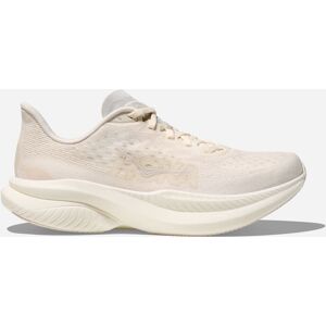 HOKA Women's Mach 6 Road Running Shoes in Alabaster/Cosmic Grey, Size 7.5 HOKA Women's Mach 6 Road Running Shoes in Alabaster/Cosmic Grey, Size 7.5