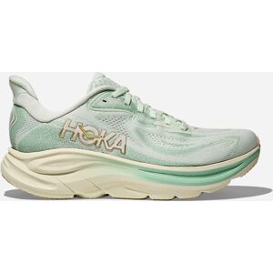 HOKA Women's Clifton 10 Road Running Shoes in Sea Glass/Jadeite, Size 4.5 W HOKA Women's Clifton 10 Road Running Shoes in Sea Glass/Jadeite, Size 4.5 W