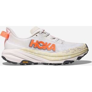 HOKA Women's Speedgoat 6 Trail Shoes in White/Neon Tangerine, Size 5.5 HOKA Women's Speedgoat 6 Trail Shoes in White/Neon Tangerine, Size 5.5