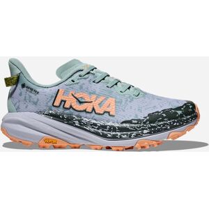 HOKA Women's Speedgoat 6 GORE-TEX Trail Shoes in Jade/Ash Grey, Size 10.5 HOKA Women's Speedgoat 6 GORE-TEX Trail Shoes in Jade/Ash Grey, Size 10.5