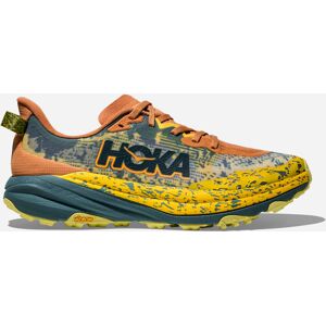 HOKA Men's Speedgoat 6 Trail Shoes in Terra Cotta/Mountain Fog, Size 9 HOKA Men's Speedgoat 6 Trail Shoes in Terra Cotta/Mountain Fog, Size 9
