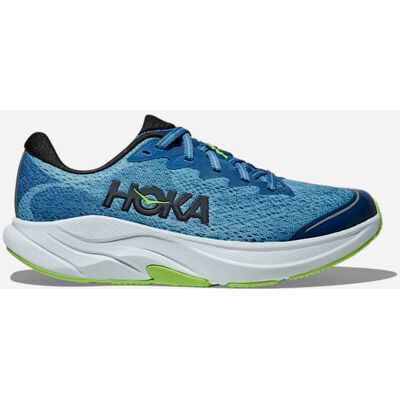 HOKA Kid's Rincon 4 Road Running Shoes in Foggy Night/Alpine Blue, Size 3Y HOKA Kid's Rincon 4 Road Running Shoes in Foggy Night/Alpine Blue, Size 3Y