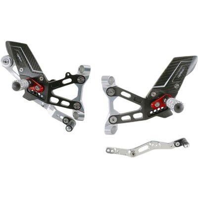 Lightech adjustable Footpegs R Version Bmw M 1000 Rr 2021-2024 Lightech adjustable Footpegs R Version Bmw M 1000 Rr 2021-2024