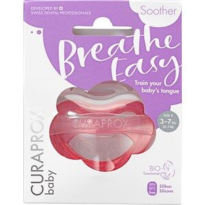Curaprox Baby Soother Dummy pink Size 1 (7 - 10 kg or 18 months) 1 Stk.