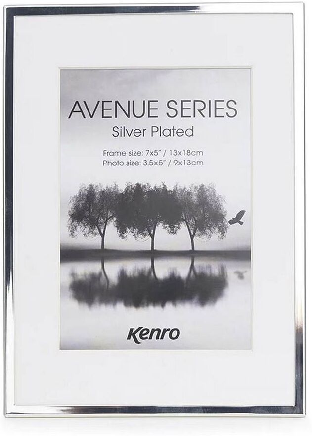 Kenro Avenue Frame 8x10 Mat 8x6 Silver- Decor~~Picture Frames