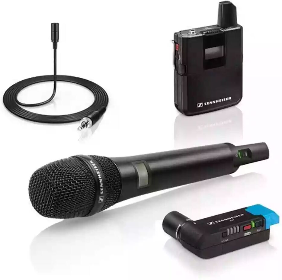 Sennheiser AVX-Combo SET Wireless Lavalier and Handheld Microphone Kit- Video~~Video Editing Hardware & Production Equipment