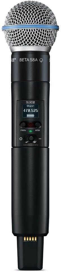 Shure SLXD2/B58 Handheld Microphone with B58 Capsule- Video~~Video Editing Hardware & Production Equipment