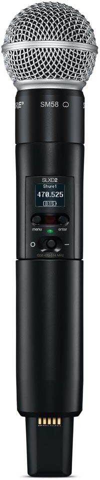 Shure SLXD2/SM58 Handheld Microphone with SM58 Capsule- Video~~Video Editing Hardware & Production Equipment
