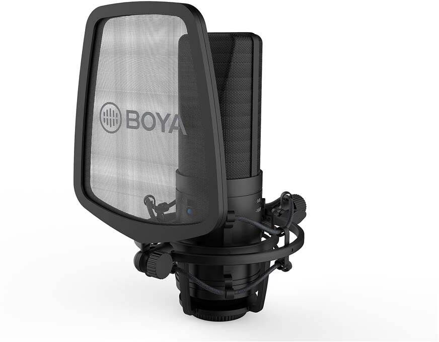 Boya BY-M1000 Large Diaphragm Condenser Microphone- Audio