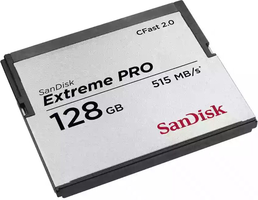 Sandisk 128GB CFast 2.0 Extreme Pro- Electronics Accessories~~Memory~~Flash Memory~~Flash Memory Cards