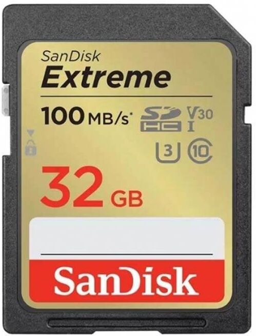 Sandisk 32GB Extreme PLUS 100MB/s UHS-I SDHC Memory Card Twin Pack- Electronics Accessories~~Memory~~Flash Memory~~Flash Memory Cards