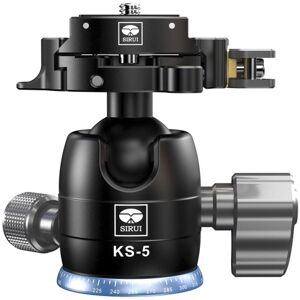 Sirui KS-5 Quick Release Ball Head- Camera & Optic Accessories~~Tripod & Monopod Accessories~~Tripod & Monopod Heads Sirui KS-5 Quick Release Ball Head- Camera & Optic Accessories~~Tripod & Monopod Accessories~~Tripod & Monopod Heads