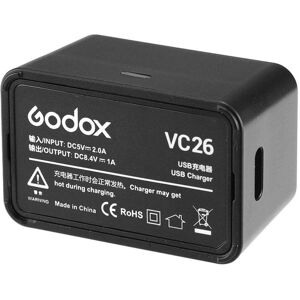 Godox VC26 Battery Charger - V1, AD100 Pro, Compact USB Godox VC26 Battery Charger - V1, AD100 Pro, Compact USB