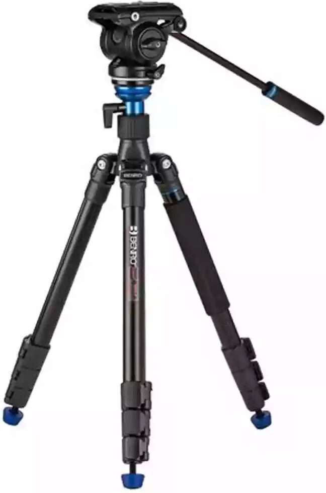 Benro A2883F Aluminium Video Kit with Levelling Column and S4PRO Head- Camera & Optic Accessories~~Tripods & Monopods