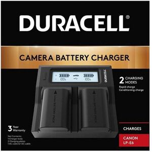 Duracell Dual Battery Charger Canon LP-E6/N- Electronics Accessories~~Power~~Chargers Duracell Dual Battery Charger Canon LP-E6/N- Electronics Accessories~~Power~~Chargers