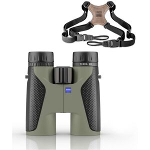 ZEISS Terra ED 10x42 Green Binoculars with Chest Harness- Optics~~Binoculars ZEISS Terra ED 10x42 Green Binoculars with Chest Harness- Optics~~Binoculars