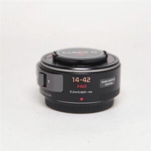 Used Panasonic Lumix G X Vario PZ 14-42mm f/3.5-5.6 ASPH Power O.I.S. Lens- Camera & Optic Accessories~~Camera & Optic Lenses~~Camera Lenses