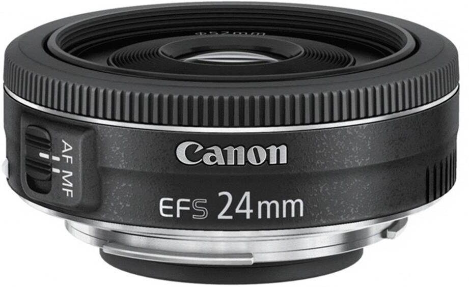 Canon EF-S 24mm f/2.8 STM Wide Angle Pancake Lens- Camera & Optic Accessories~~Camera & Optic Lenses~~Camera Lenses