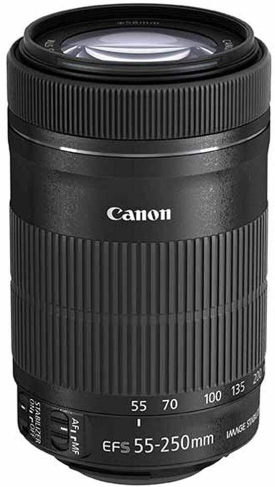 Canon EF-S 55-250mm f/4-5.6 IS STM Telephoto Zoom Lens- Camera & Optic Accessories~~Camera & Optic Lenses~~Camera Lenses