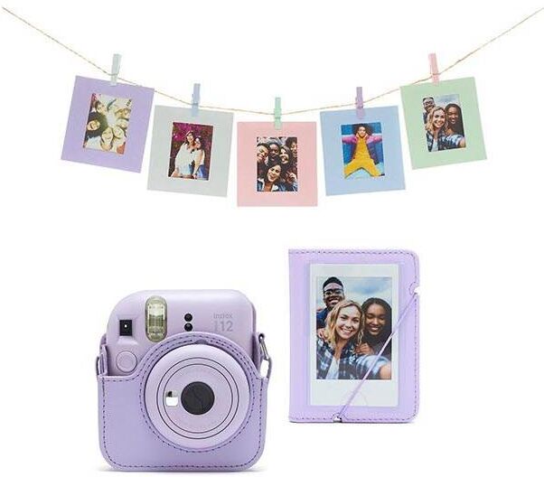 Fuji Instax Mini 12 Accessory Kit Lilac Purple- Cameras~~Disposable Cameras