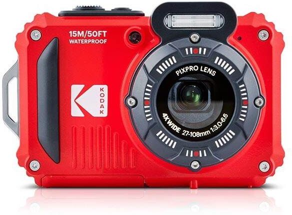 Kodak PIXPRO WPZ2 Digital Camera Red- Cameras~~Digital Cameras~~Digital Point & Shoot Cameras
