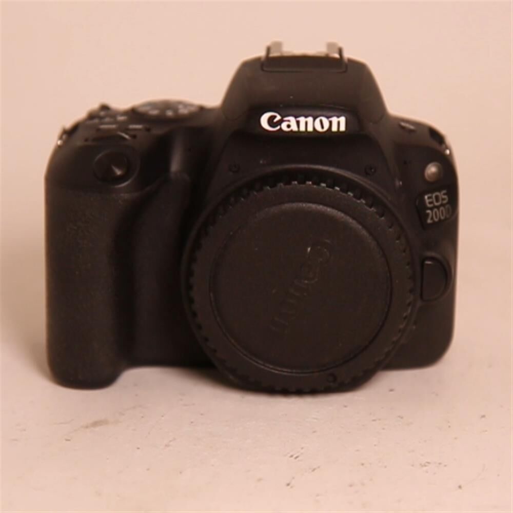 Used Canon EOS 200D DSLR Camera Body in Black- Cameras~~Digital Cameras~~Digital SLRs