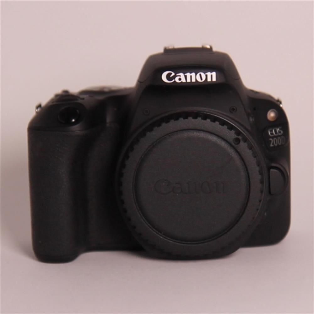 Used Canon EOS 200D DSLR Camera Body in Black- Cameras~~Digital Cameras~~Digital SLRs