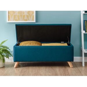 GFW Secreto Teal Fabric Blanket Box