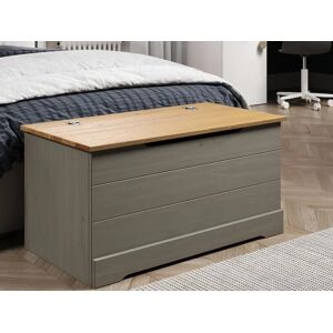 Core Products Core Corona Compact Grey and Pine Blanket Box