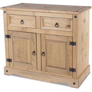 Core Products Core Corona Pine 2 Door 2 Drawer Wooden Sideboard