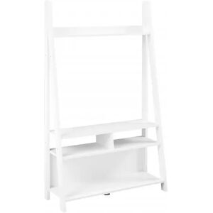 LPD Furniture Tiva White Ladder TV Stand - TV Unit LPD Furniture Tiva White Ladder TV Stand - TV Unit