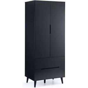 Julian Bowen Alicia Anthracite 2 Door 2 Drawer Wardrobe Julian Bowen Alicia Anthracite 2 Door 2 Drawer Wardrobe