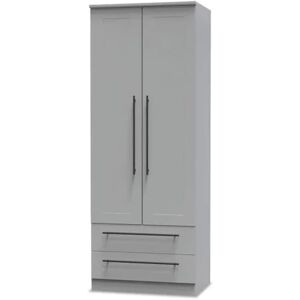 Welcome Beverley 2 Door 2 Drawer Tall Double Wardrobe Assembled Welcome Beverley 2 Door 2 Drawer Tall Double Wardrobe Assembled