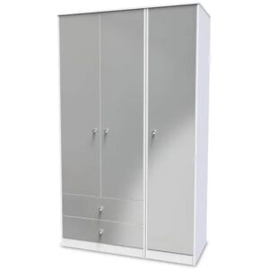 Welcome Padstow 3 Door 2 Drawer Tall Triple Wardrobe Assembled Welcome Padstow 3 Door 2 Drawer Tall Triple Wardrobe Assembled