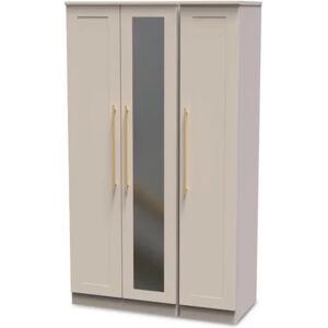 Welcome Haworth 3 Door Tall Mirrored Triple Wardrobe Assembled Welcome Haworth 3 Door Tall Mirrored Triple Wardrobe Assembled