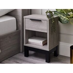 Julian Bowen Bali Grey Oak 1 Drawer Bedside Table Julian Bowen Bali Grey Oak 1 Drawer Bedside Table