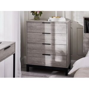 Julian Bowen Bali Grey Oak 4 Drawer Chest of Drawers Julian Bowen Bali Grey Oak 4 Drawer Chest of Drawers