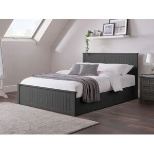 Julian Bowen Maine Anthracite Wooden Ottoman Bed Frame - 5ft King Size