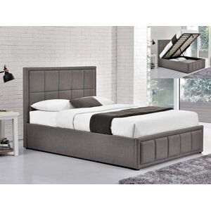 Birlea Furniture & Beds Birlea Hannover Grey Fabric Ottoman Bed Frame - 5ft King Size