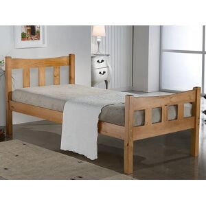 Birlea Furniture & Beds Birlea Miami Antique Pine Wooden Bed Frame - 4ft Small Double