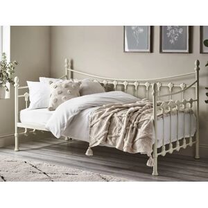 Julian Bowen Versailles Ivory Metal Day Bed Julian Bowen Versailles Ivory Metal Day Bed